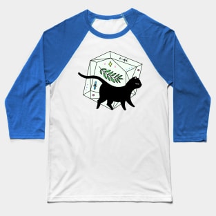 Cosmic Cat Crystal 2 Baseball T-Shirt